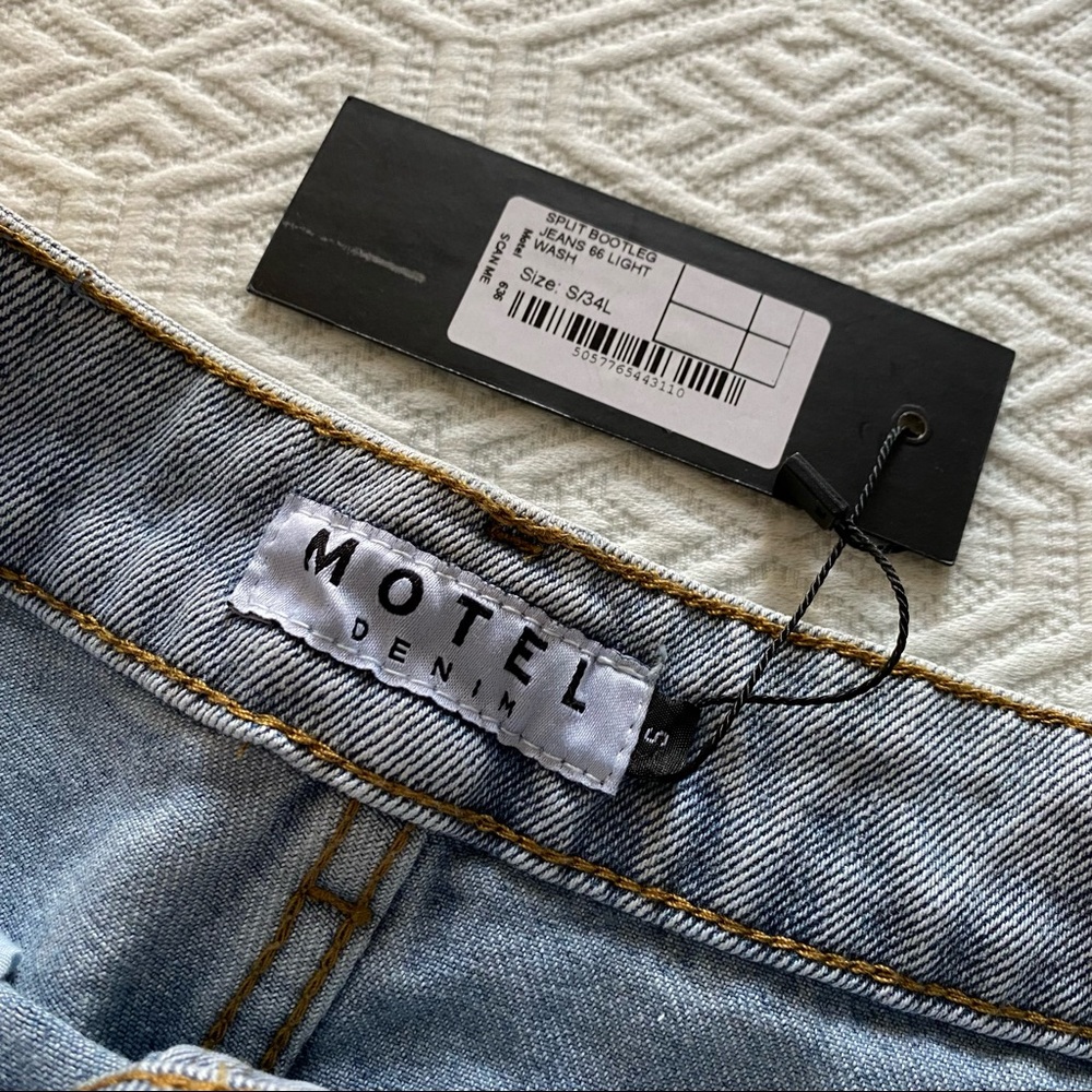 NWT Motel Rocks split-leg jean - Picture 3 of 4